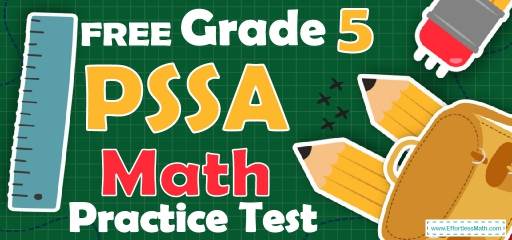 FREE 5th Grade PSSA Math Practice Test