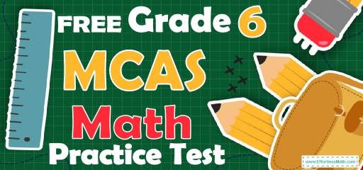 FREE 6th Grade MCAS Math Practice Test