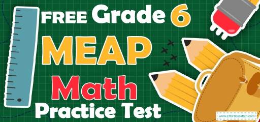 FREE 6th Grade MEAP Math Practice Test