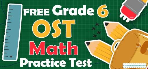 FREE 6th Grade OST Math Practice Test