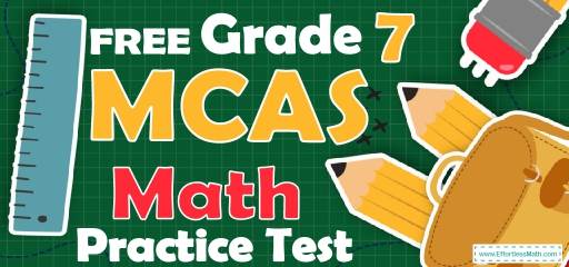 FREE 7th Grade MCAS Math Practice Test