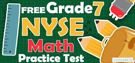 FREE 7th Grade New York State Testing Program Math Practice Test