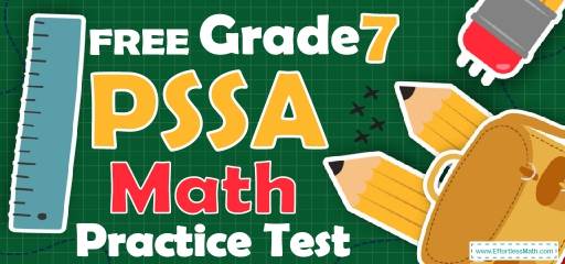 FREE 7th Grade PSSA Math Practice Test