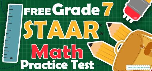 FREE 7th Grade STAAR Math Practice Test