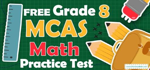 FREE 8th Grade MCAS Math Practice Test
