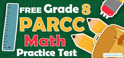 FREE 8th Grade PARCC Math Practice Test