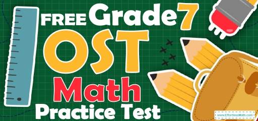 FREE 7th Grade OST Math Practice Test