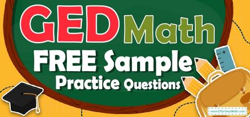 GED Math FREE Sample Practice Questions