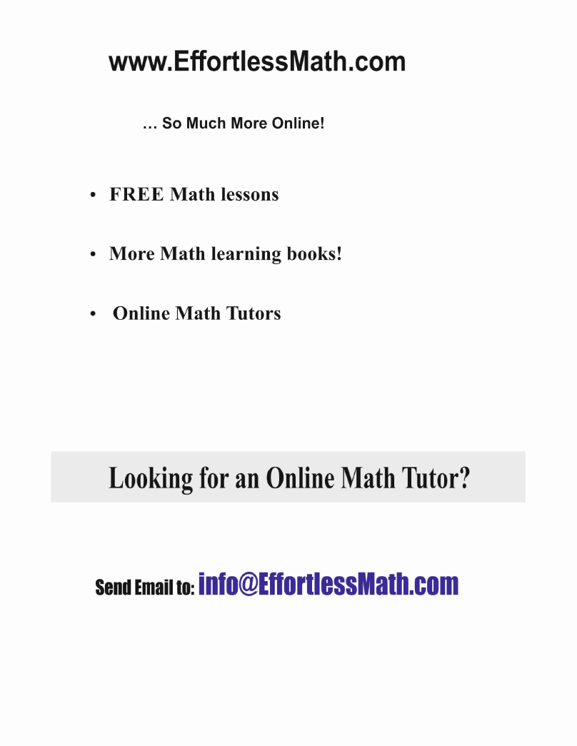 Grade 6 Common Core Math Workbook -: A | Effortless Math