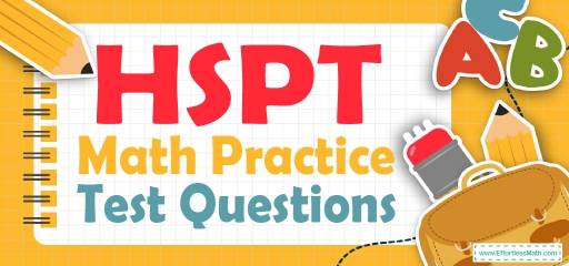 HSPT Math Practice Test Questions