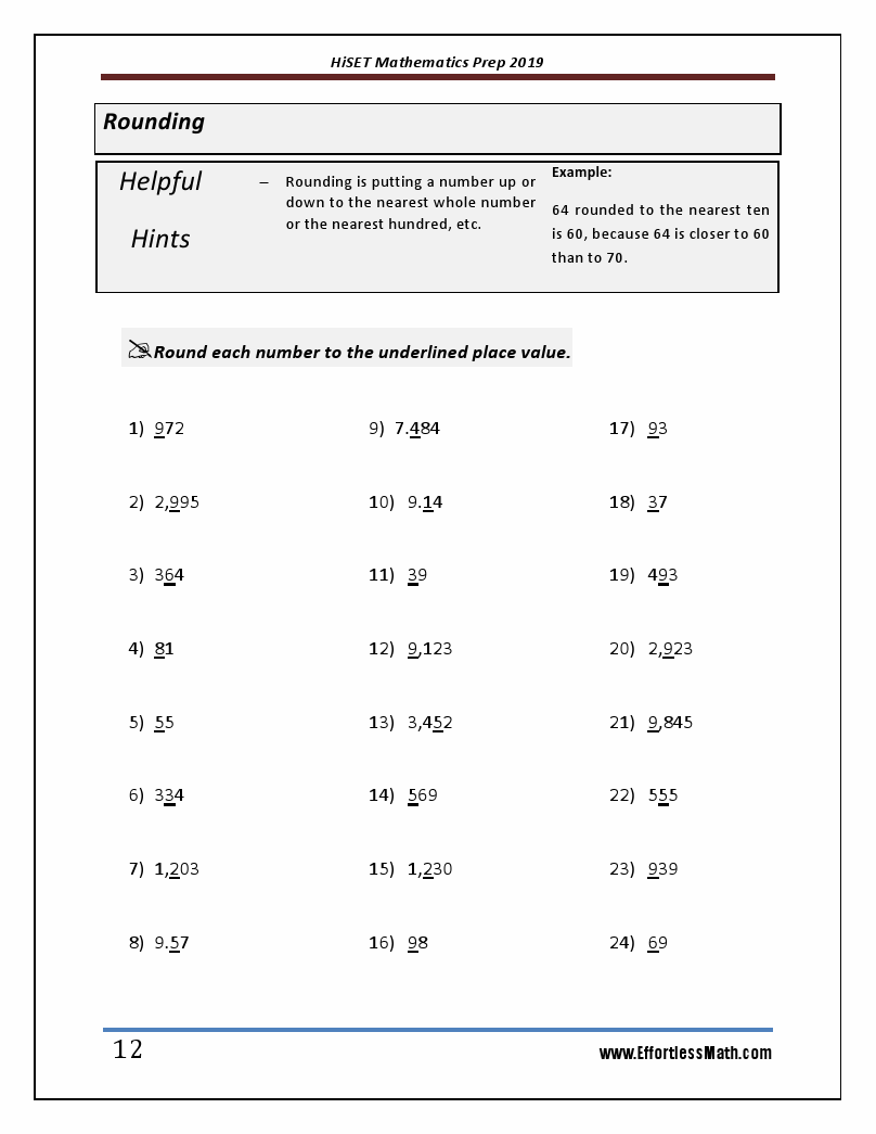 HiSET Mathematics Prep 2019 A Comprehensive Review And Ultimate Guide To The HiSET Math Test Hiset mathematics prep 2019 a comprehensive review and ultimate guide to the hiset math test
