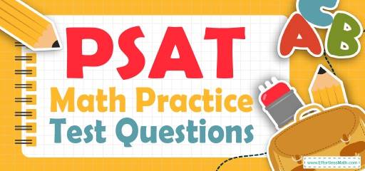 PSAT Math Practice Test Questions