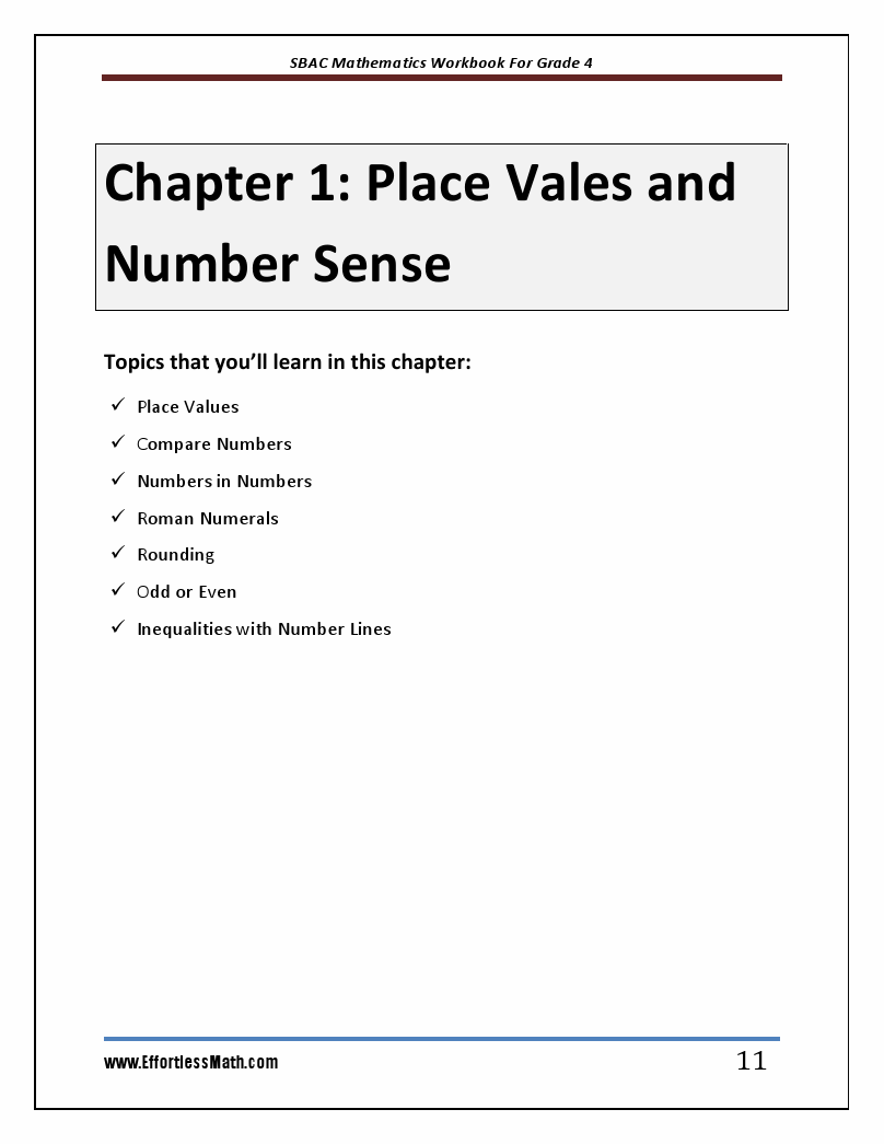 SBAC Math Workbook For Grade 4: Step-By-Step | Effortless Math