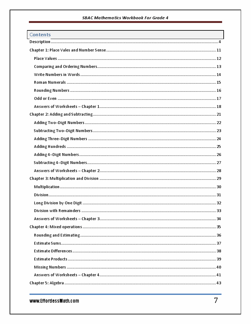 SBAC Mathematics Workbook For Grade 4: Step-By-Step Guide to Preparing ...