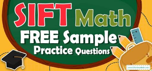 SIFT Math FREE Sample Practice Questions