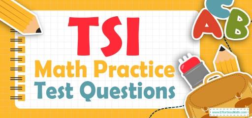 TSI Math Practice Test Questions