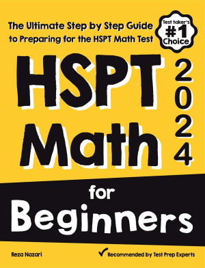 HSPT Math for Beginners cover