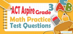 3rd Grade ACT Aspire Math Practice Test Questions
