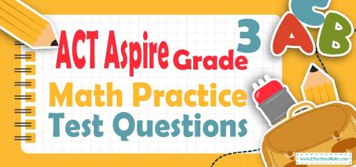 3rd Grade ACT Aspire Math Practice Test Questions