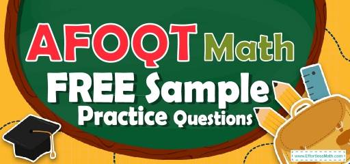 AFOQT Math FREE Sample Practice Questions