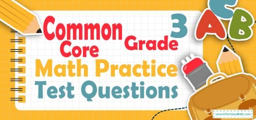 3rd Grade Common Core Math Practice Test Questions