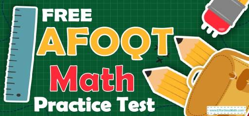 FREE AFOQT Math Practice Test