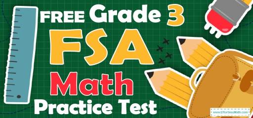 FREE 4th Grade FSA Math Practice Test