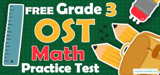 FREE 3rd Grade OST Math Practice Test