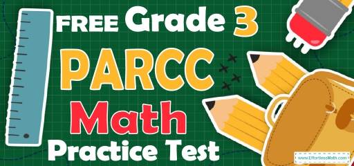 FREE 3rd Grade  PARCC Math Practice Test