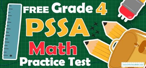 FREE 4th Grade PSSA Math Practice Test