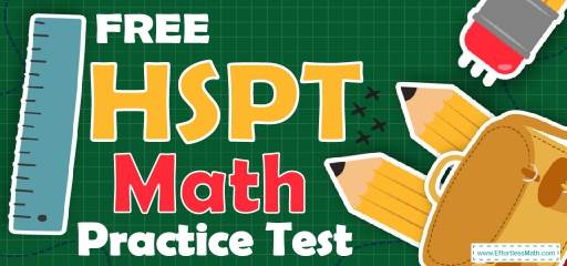 FREE HSPT Math Practice Test