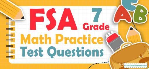 7th Grade FSA Math Practice Test Questions