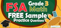3rd Grade FSA Math FREE Sample Practice Questions