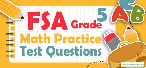 5th Grade FSA Math Practice Test Questions