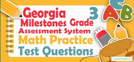 3rd Grade Georgia Milestones Assessment System Math Practice Test Questions