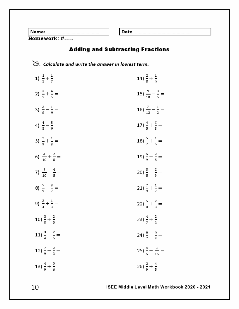ISEE Middle Level Math Workbook 2020 – 2021: The Most Comprehensive ...
