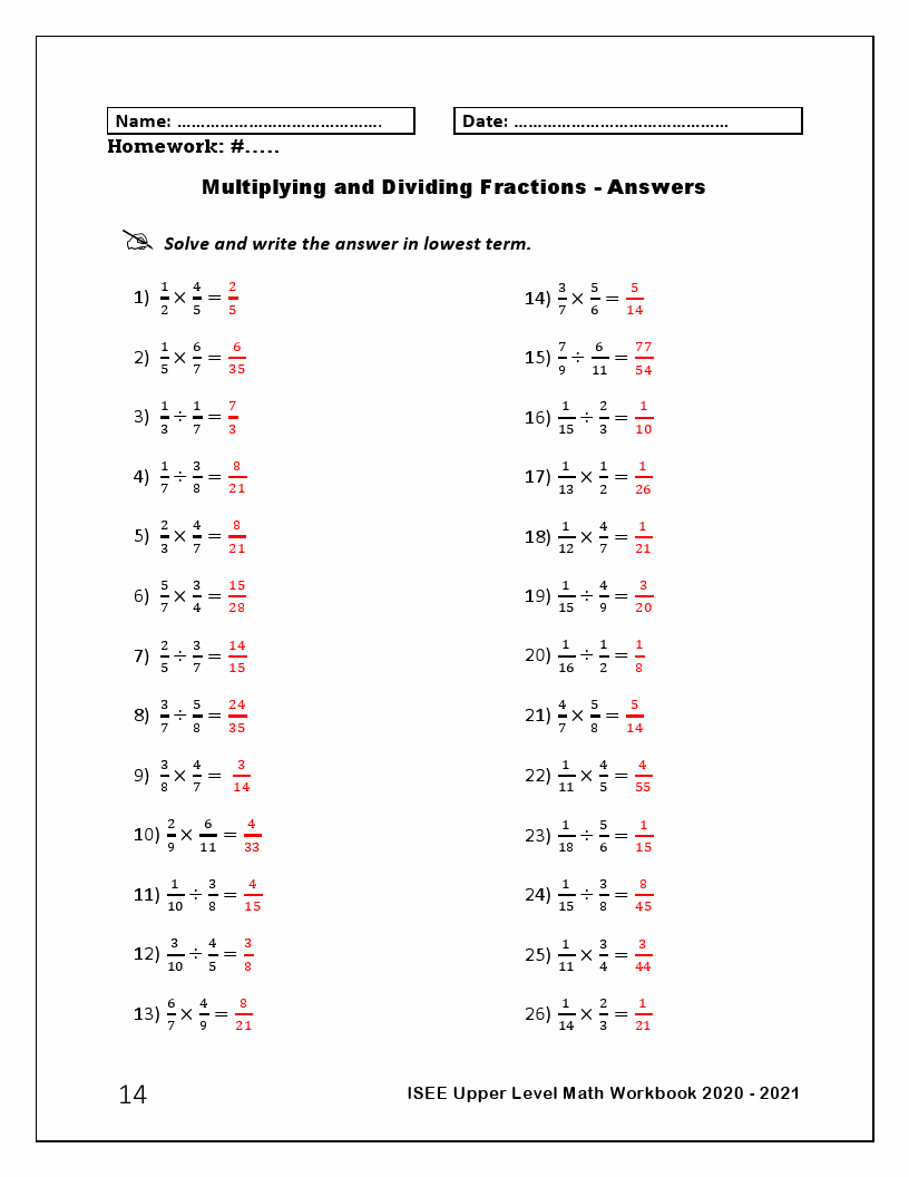 ISEE Upper Level Math Workbook 2020 – 2021: The Most Comprehensive ...