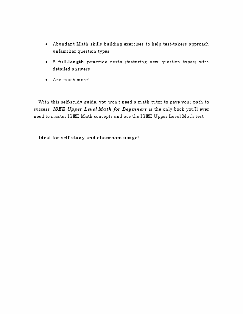 ISEE Upper Level Math for Beginners 2023: The Ultimate Step by Step ...