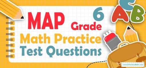 6th Grade MAP Math Practice Test Questions