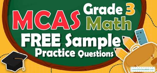 3rd Grade MCAS Math FREE Sample Practice Questions