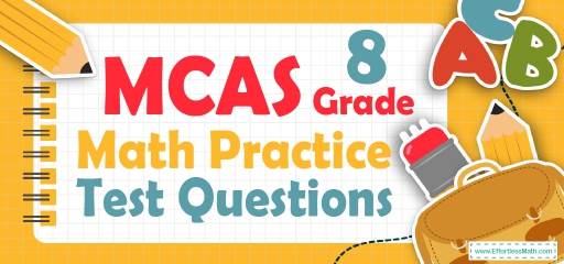 8th Grade MCAS Math Practice Test Questions