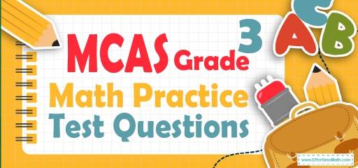 3rd Grade MCAS Math Practice Test Questions