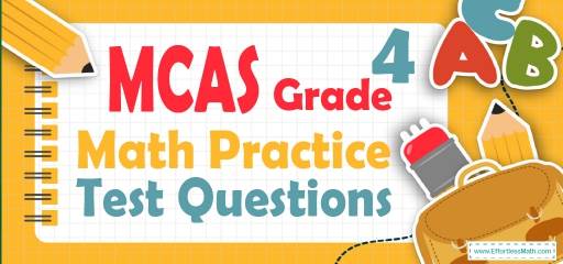 4th Grade MCAS Math Practice Test Questions