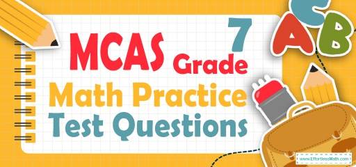 7th Grade MCAS Math Practice Test Questions