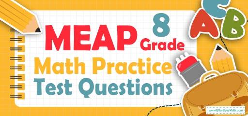 8th Grade MEAP Math Practice Test Questions