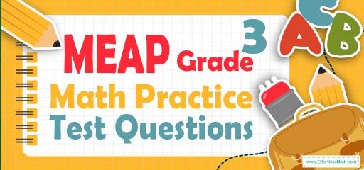 3rd Grade MEAP Math Practice Test Questions