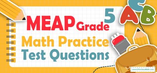 5th Grade MEAP Math Practice Test Questions