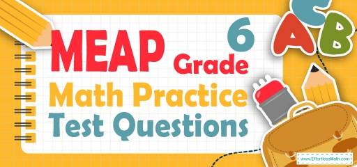 6th Grade MEAP Math Practice Test Questions