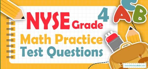 4th Grade NYSE Math Practice Test Questions