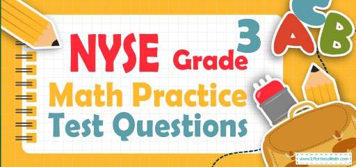 3rd Grade NYSE Math Practice Test Questions